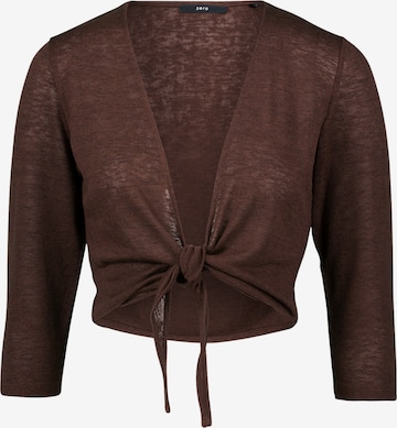Giacchetta di zero in marrone: frontale
