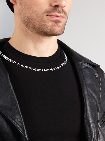 Tricou de la Karl Lagerfeld pe negru