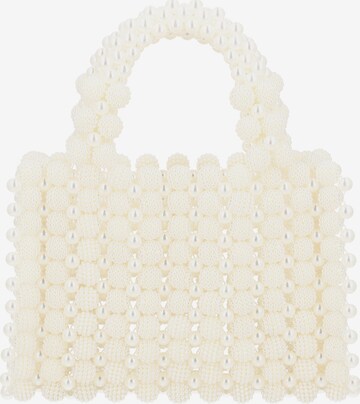 Koosh Handbag in White: front