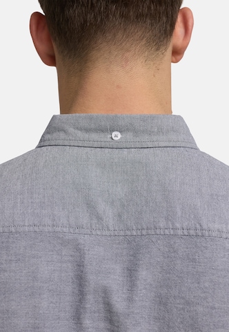 JEFF Comfort fit Button Up Shirt 'Silvwin' in Blue