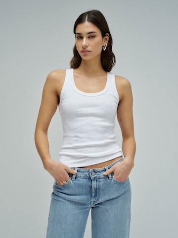 Salsa Jeans Top in Wit: voorkant