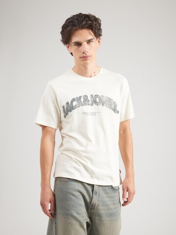 Maglietta 'JORAlmeria' di JACK & JONES in bianco: frontale