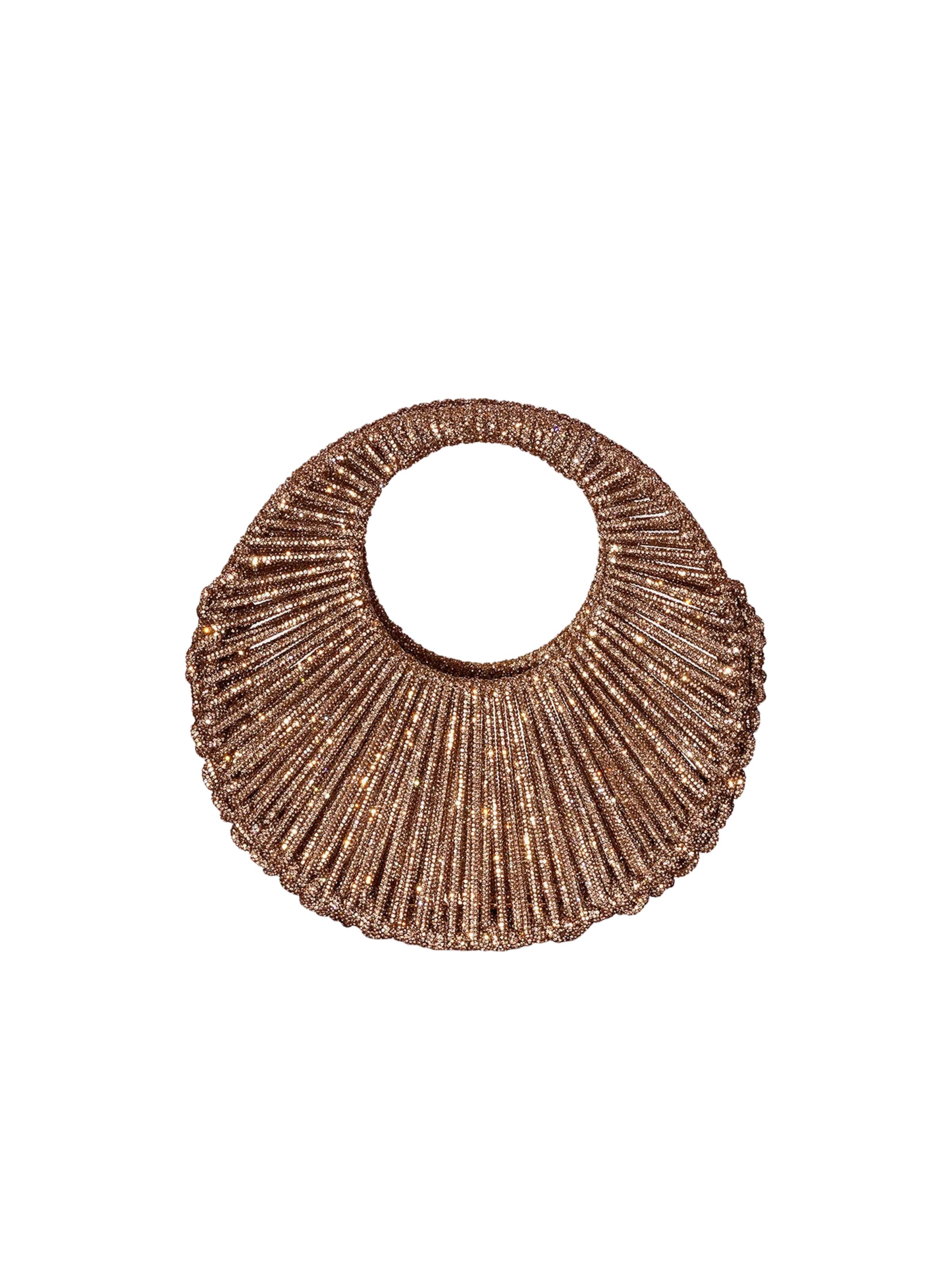 HIBOURAMA - Mala de ombro em bronze