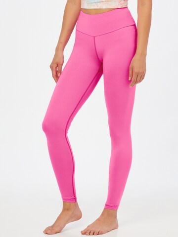 Hey Honey Skinny Sports trousers in Pink: front