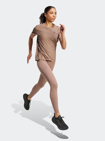 Tricou funcțional 'Own The Run' de la ADIDAS PERFORMANCE pe maro: față