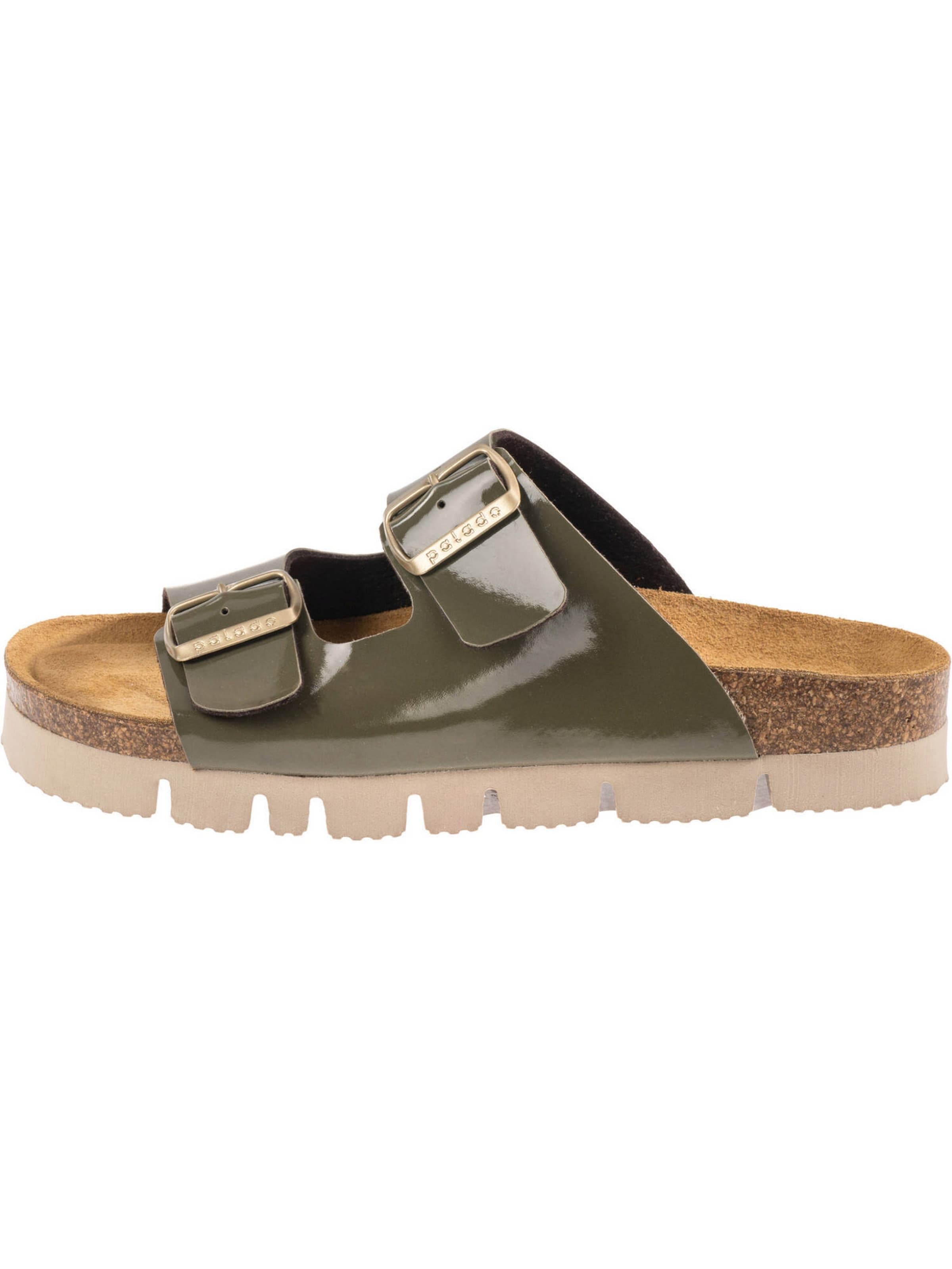 Palado Mule 'Korfu PL' in Green: front