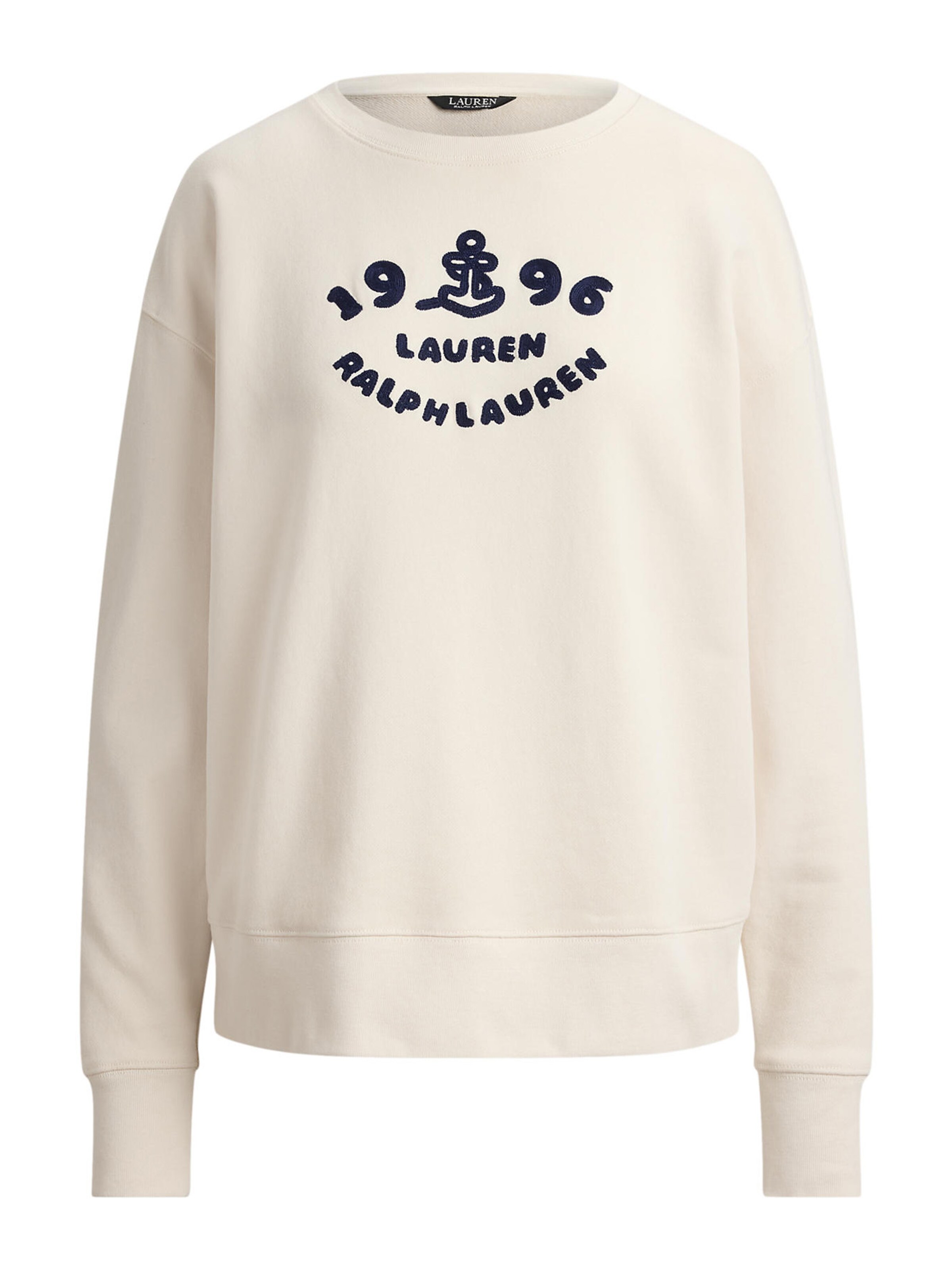 Sweat-shirt Lauren Ralph Lauren en beige : devant