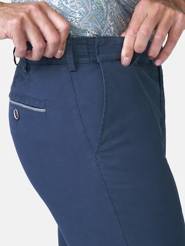 MEYER Regular Chino trousers 'Oslo' in Blue