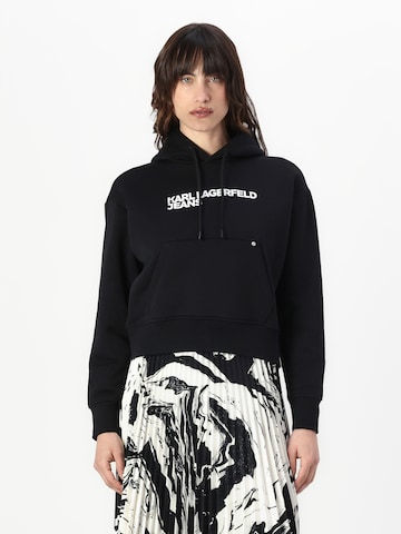 KARL LAGERFELD JEANS - Sweatshirt em preto: frente