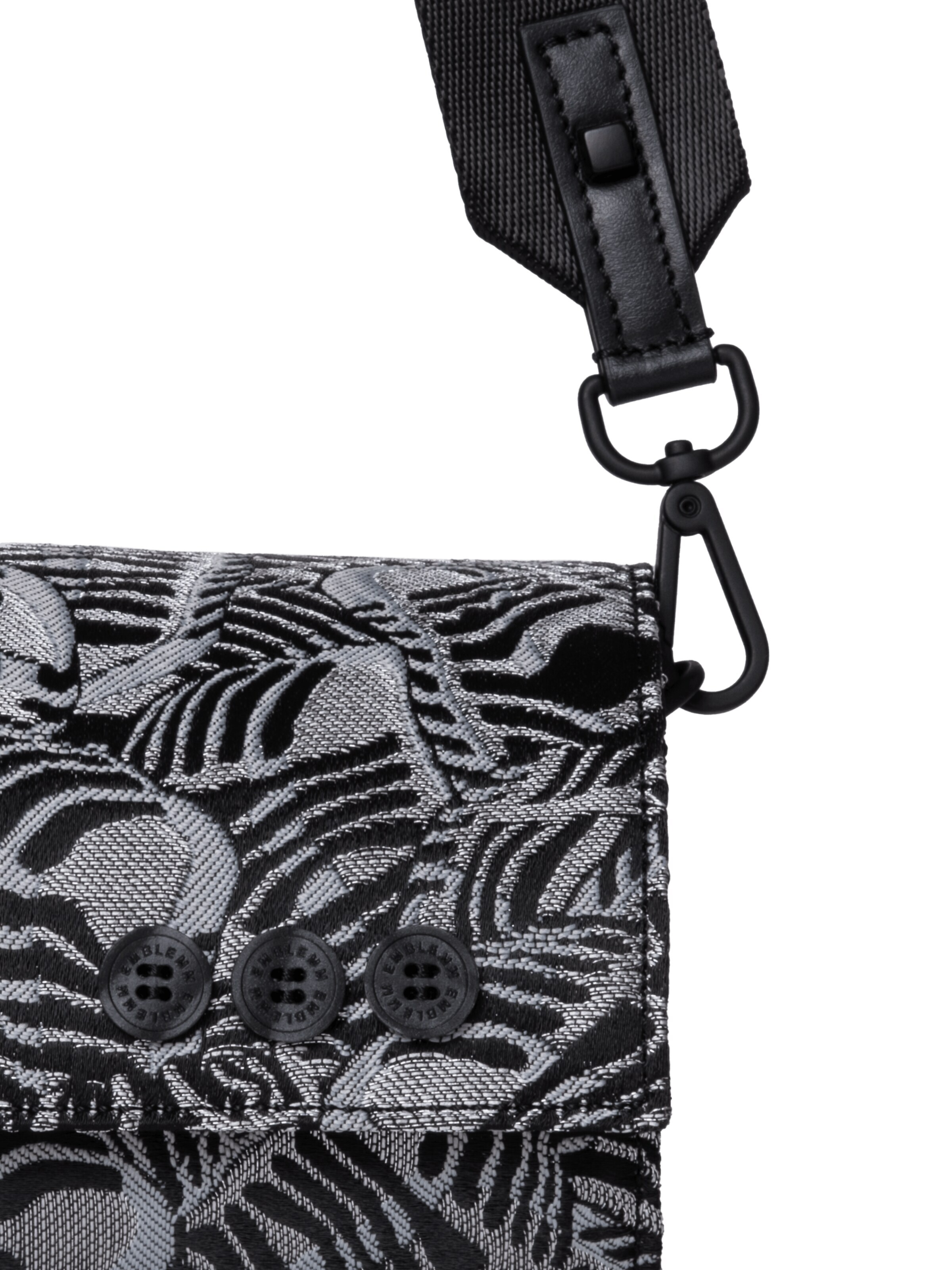 Borsa a tracolla 'Up My Sleeve' di EMBLEMM in grigio