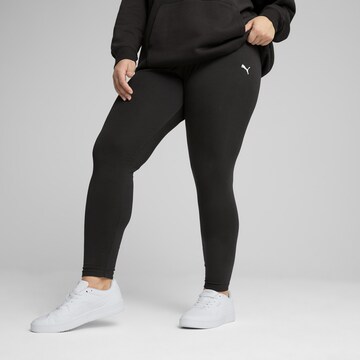 PUMA Skinny Leggings 'Essentials' in Zwart: voorkant