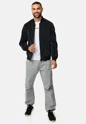 INDICODE JEANS Übergangsjacke 'Ignam' in Schwarz