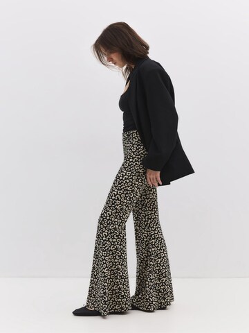 No Matter What Flared Broek in Zwart