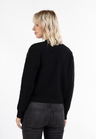 MYMO Knit cardigan 'Nolie' in Black