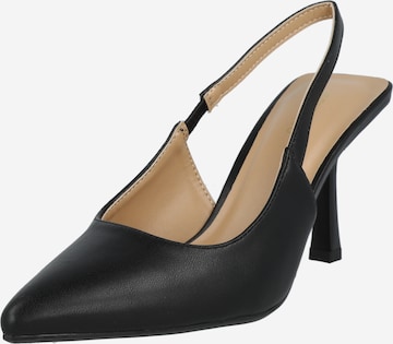 ABOUT YOU Slingpumps 'Ceyda' in Zwart: voorkant