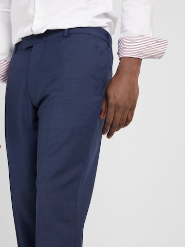 JOOP! Regular Trousers with creases 'Brad' in Blue