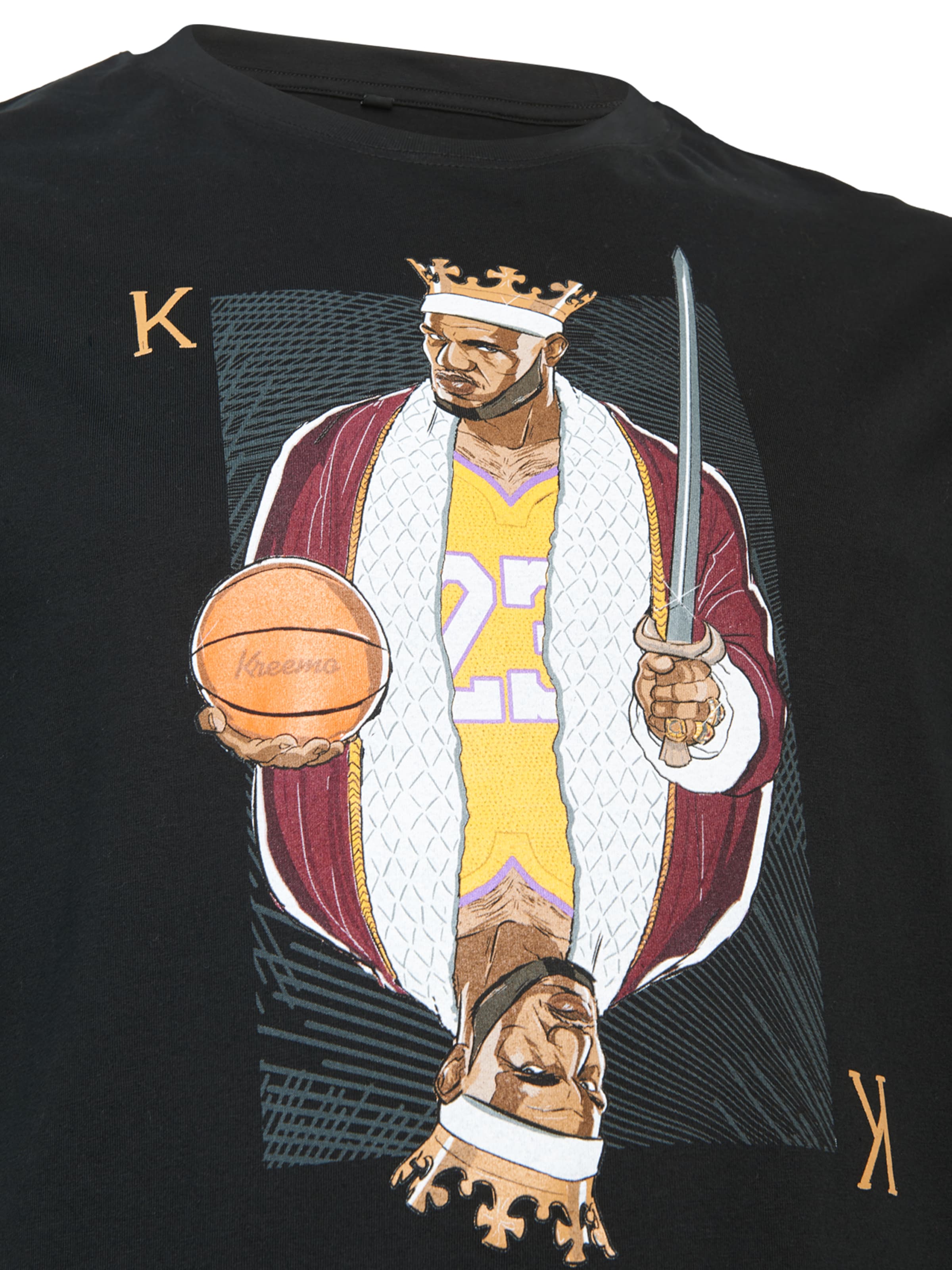 Mister Tee Särk 'King James', värv must