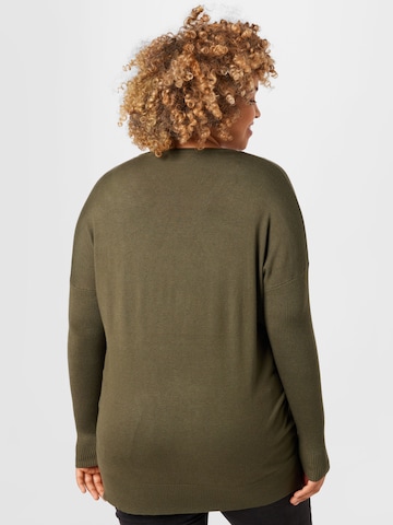 KAFFE CURVE Sweater 'Machi' in Green
