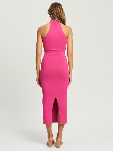 Tussah Dress 'CASSIE' in Pink: back
