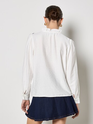 Apricot Blouse ' ' in White