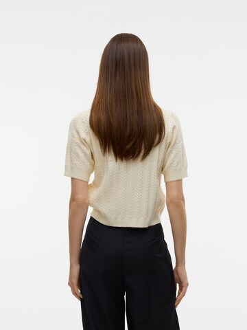 VERO MODA Trui 'VMJenny' in Beige