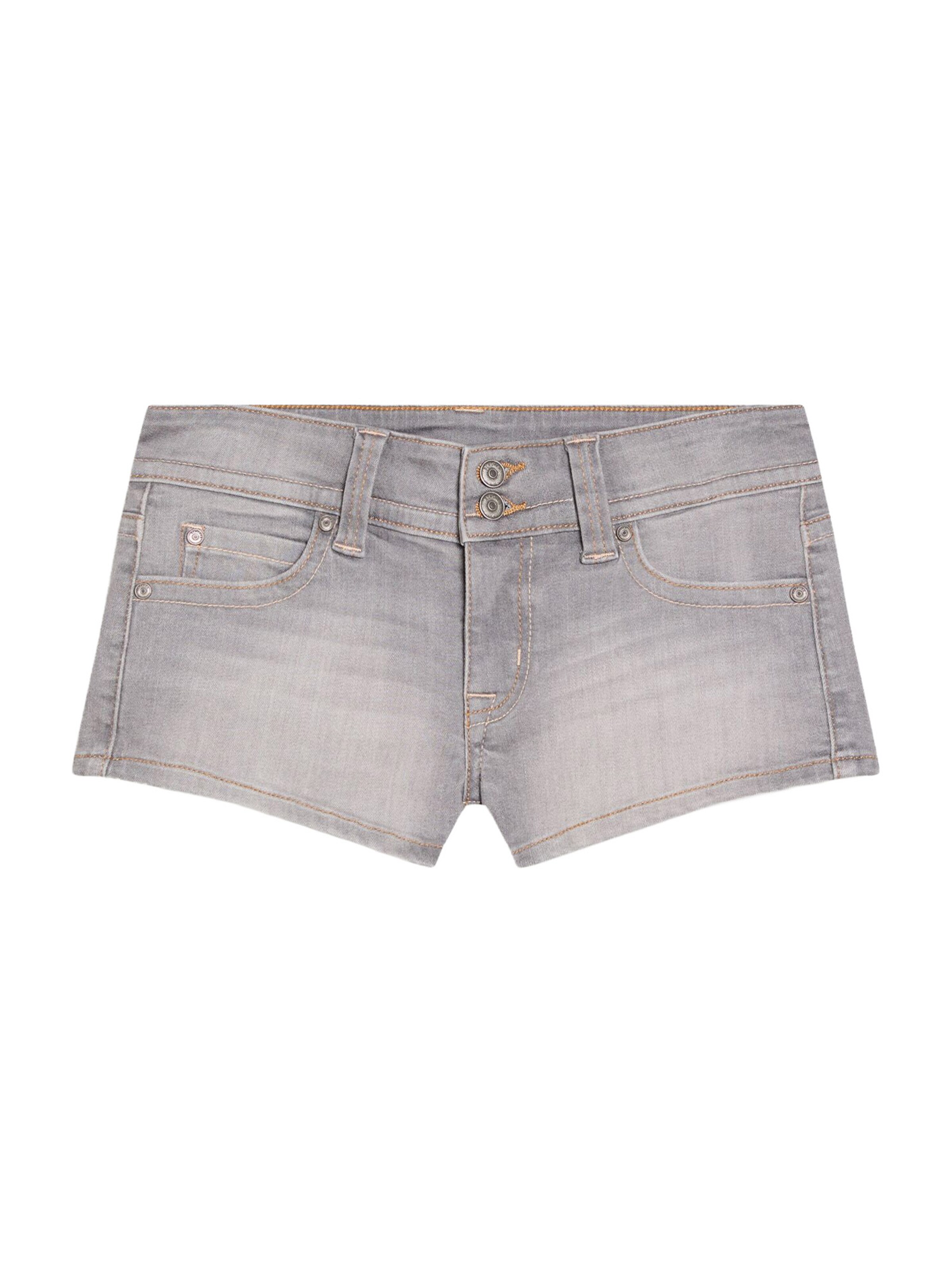 Coupe slim Jean Bershka en gris : devant