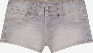 Coupe slim Jean Bershka en gris : devant