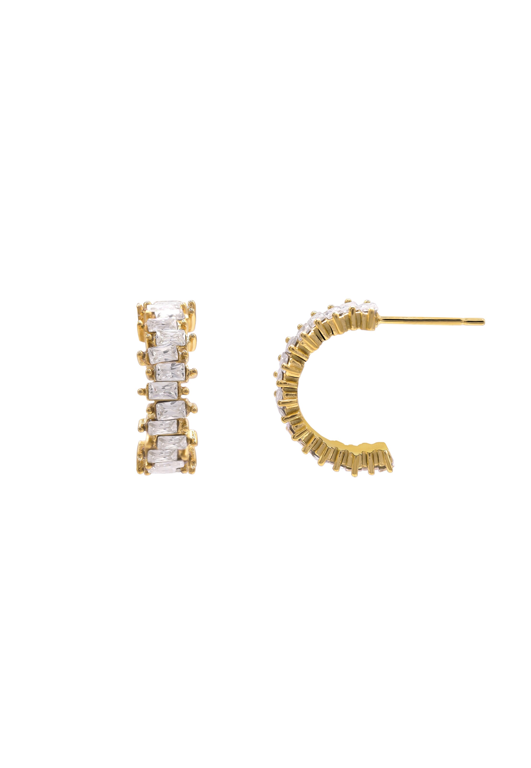 Boucles d'oreilles 'Pelle' Heideman en or