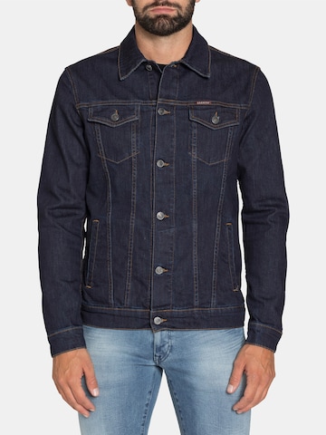 Carrera Jeans Between-Season Jacket 'Trucker' in Blue: front