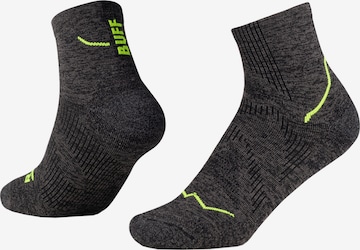 BUFF Socken 'BUFF DryFlx Quarter Socks' in Schwarz: Vorderseite