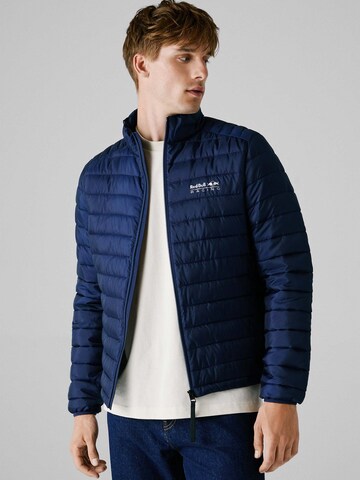 Giacca invernale di Red Bull Racing x Pepe Jeans in blu: frontale