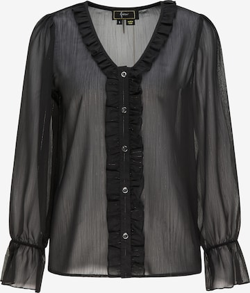 faina - Blusa en negro: frente