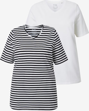 Ulla Popken T-Shirt in Blau: Vorderseite