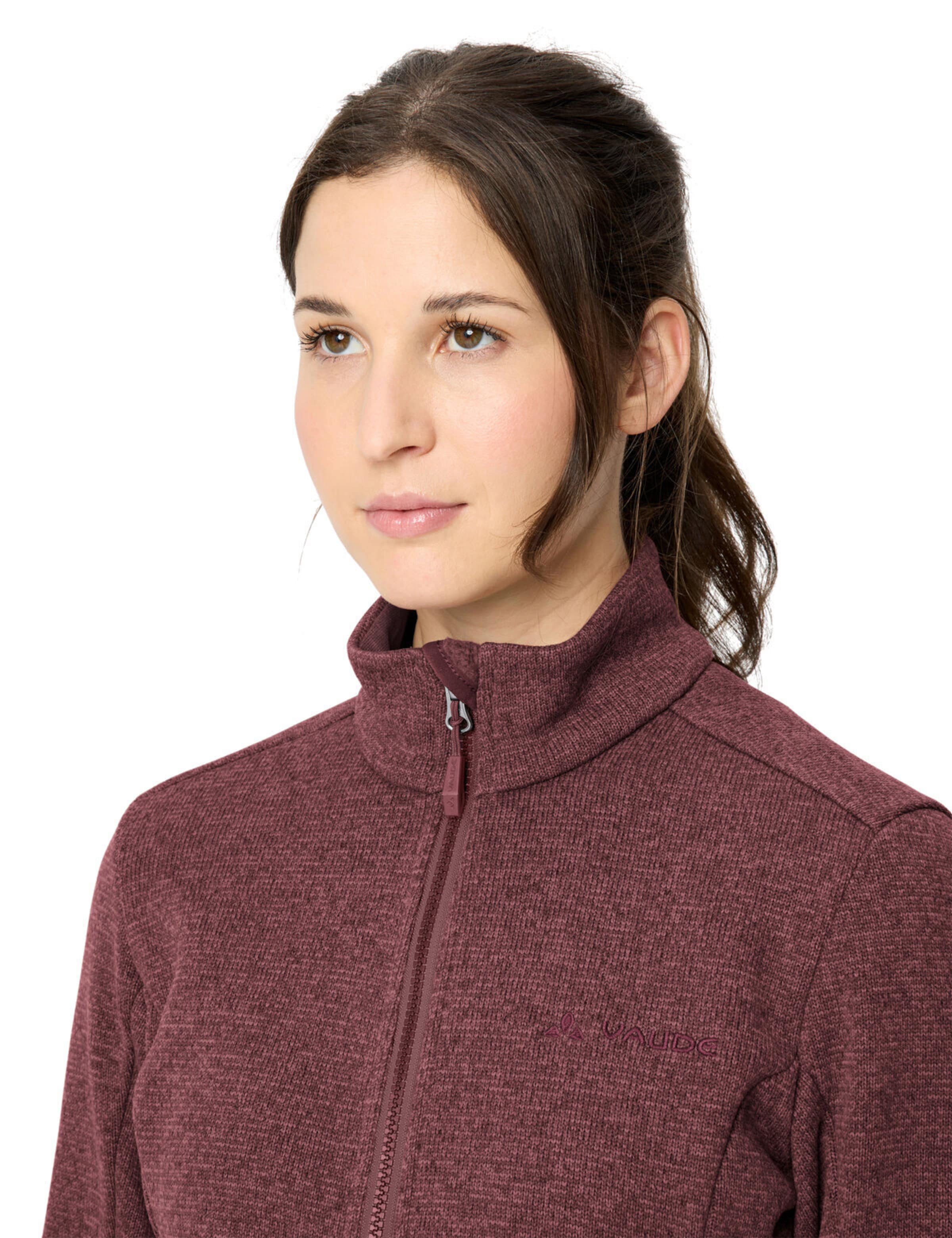 VAUDE Athletic fleece jacket 'Rienza IV' in Red