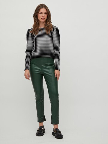 VILA Skinny Spodnie 'DAGMAR' w kolorze zielony