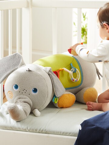 HABA Stuffed animals ' Entdeckertier Elefant ' in Grey