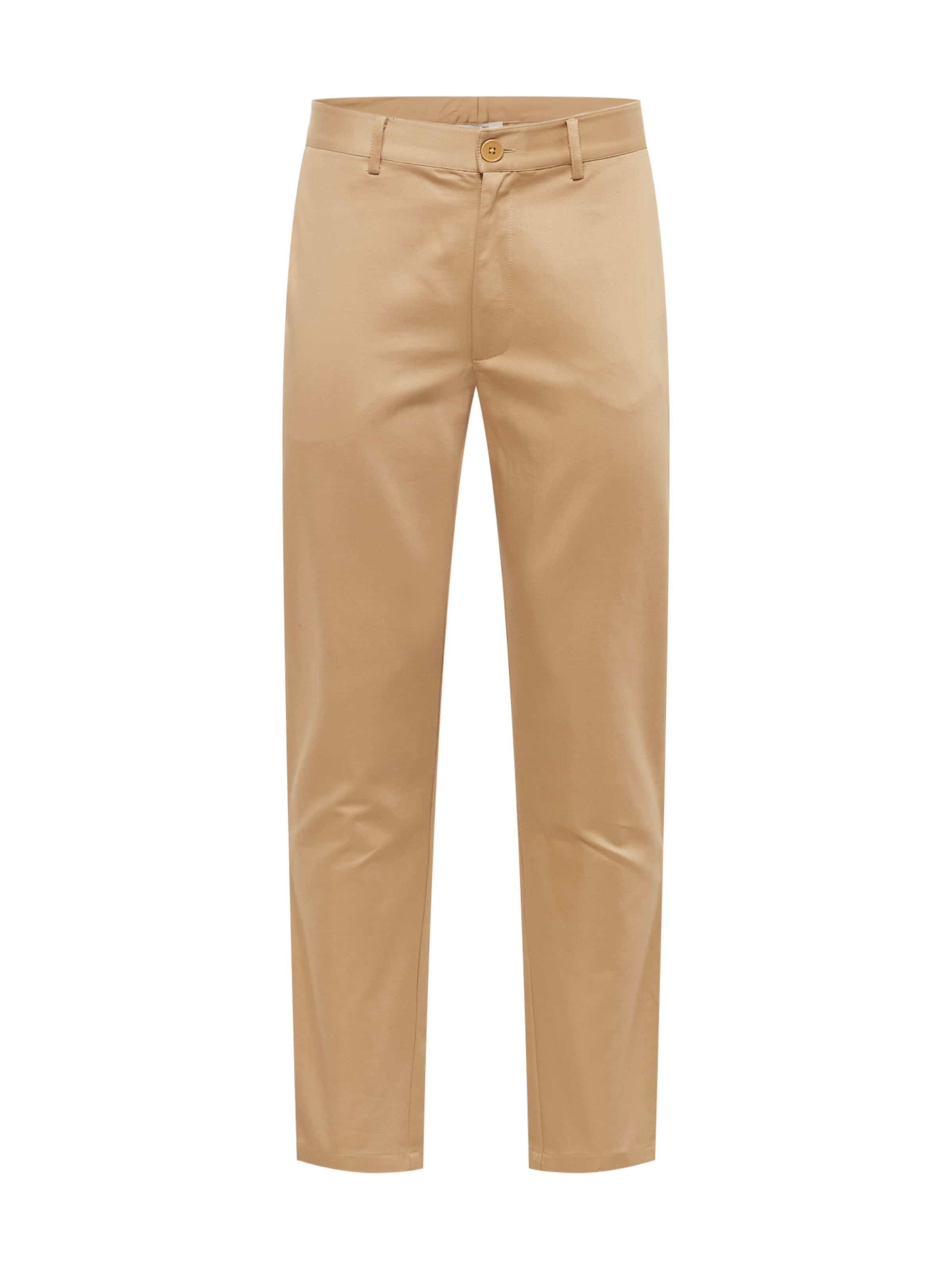 ABOUT YOU Regular Панталон Chino 'Silas' в бежово: отпред