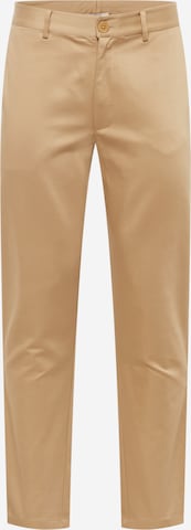 Regular Pantalon chino 'Silas' ABOUT YOU en beige : devant