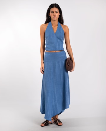THE-ARE - Top em azul: frente