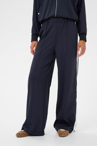 SAINT TROPEZ Wide leg Broek 'OaklynnSZ' in Blauw: voorkant