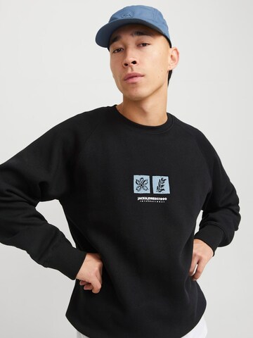 JACK & JONES Sweatshirt 'JORPORTLAND' in Schwarz