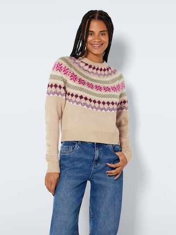 Noisy may Sweater in Beige: front