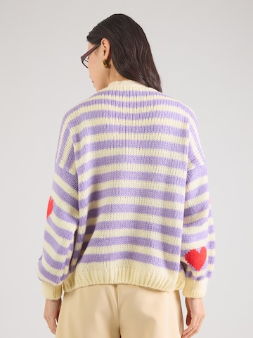 Hailys - Casaco de malha 'Ka44rena' em amarelo