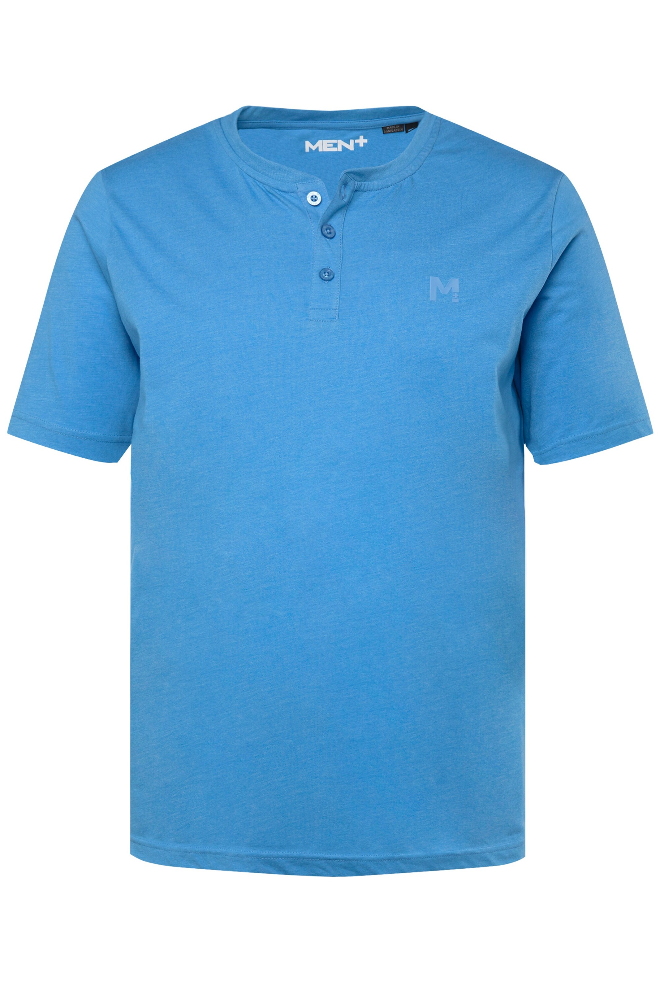 Men Plus T-Shirt in Blau: Vorderseite