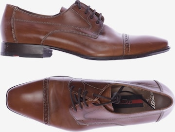 LLOYD Flats & Loafers in 39 in Brown: front