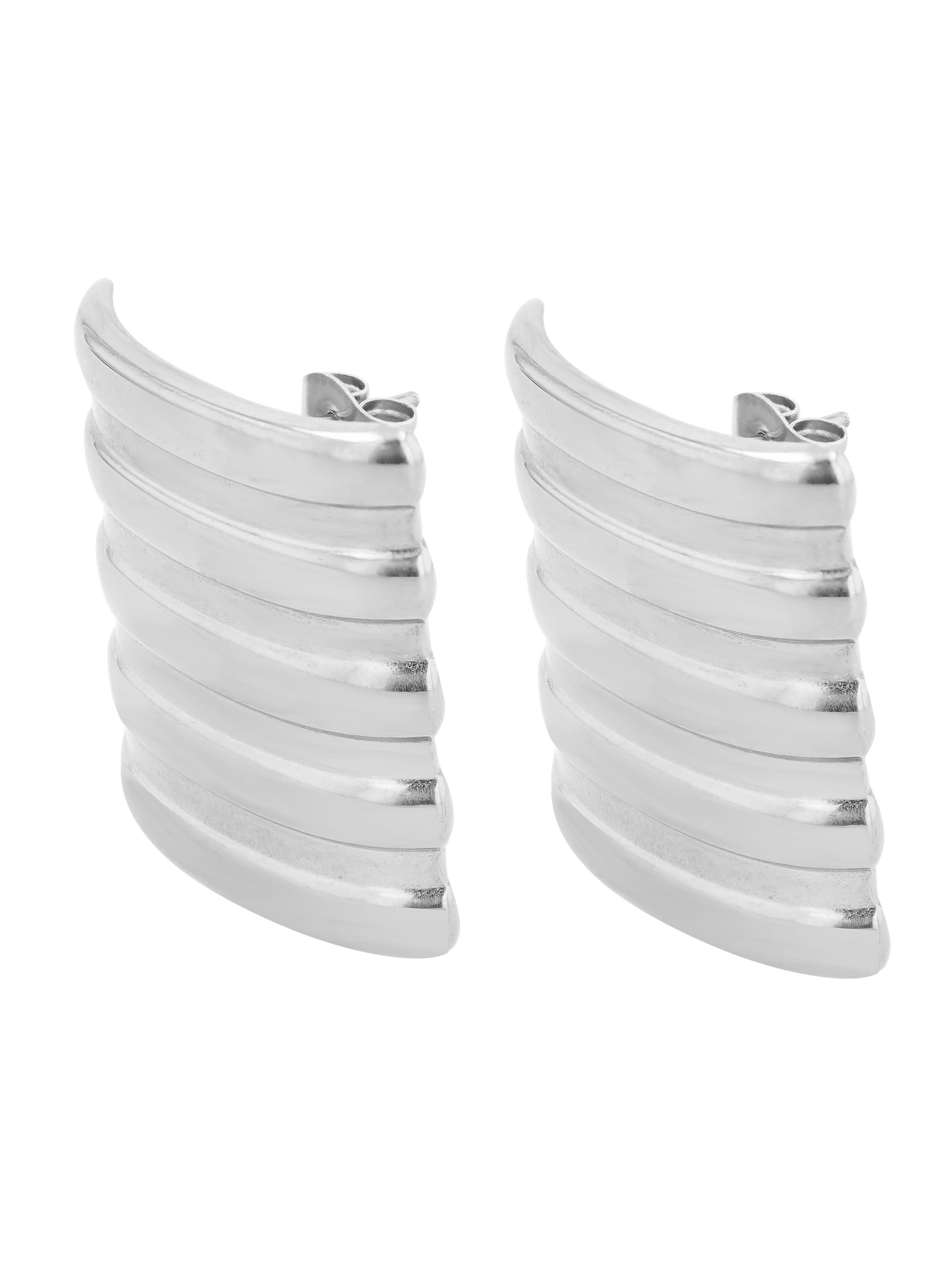 Akzent Earrings 'Vally, langlebig' in Silver: front