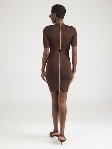 GUESS by Marciano Gebreide jurk 'KAEDA' in Bruin