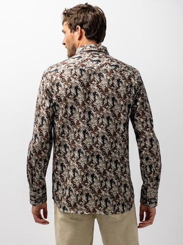 State of Art Regular fit Button Up Shirt in Brown