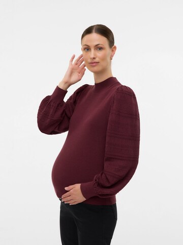Vero Moda Maternity Pullover 'VMMNEWLIMONE' i lilla: forside