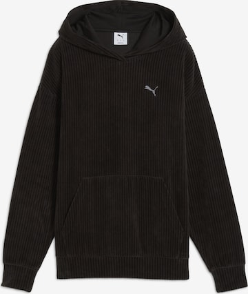 Sweat-shirt 'Essentials' PUMA en noir : devant